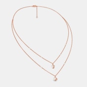 The Pearl Charm Layered Necklace - thumb 5