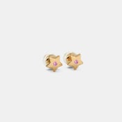 The Shimmer Star Stud Earrings - thumb 3