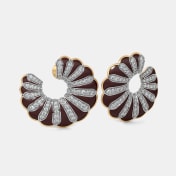 The Mocha Twist Orange Peel Earrings - thumb 4