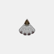 The Cocoa Glimmer Stud Earrings - thumb 5