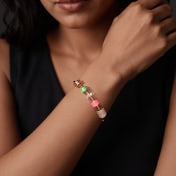 The Cute Candy Twist Oval Bangle - thumb 2