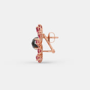 The Midnightruby Stud Earrings - thumb 7