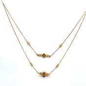 The Perle Carre Layered Necklace - thumb 5