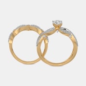 The Evlen Solitaire Bridal Ring Set - thumb 9