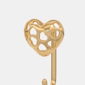 The Elsera Heart Stud Earrings - thumb 3