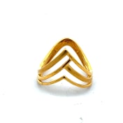 The Dorcas Chevron Ring - thumb 4