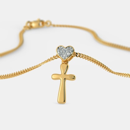 Pendant orders necklace 14k yellow gold pendant 1.45gr gold 14k Jesus God bless you