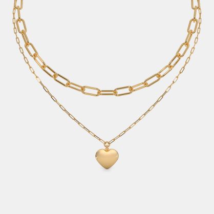 The Lennan Heart Layered Necklace