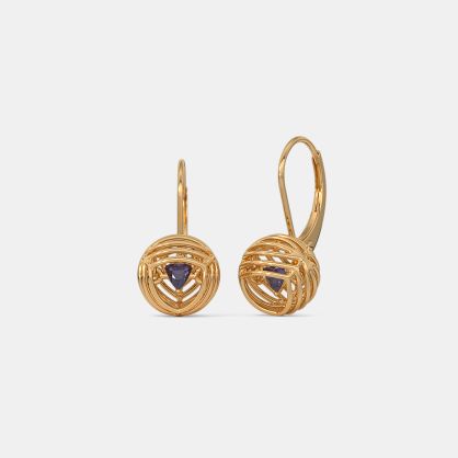 The Spinara Dangle Hoop Earrings