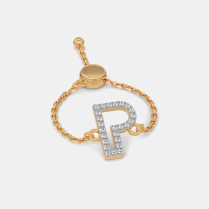 The Praia P Slider Ring