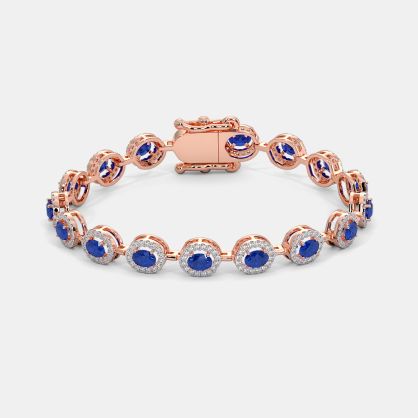 The Elliptical Elegance Tennis Bracelet