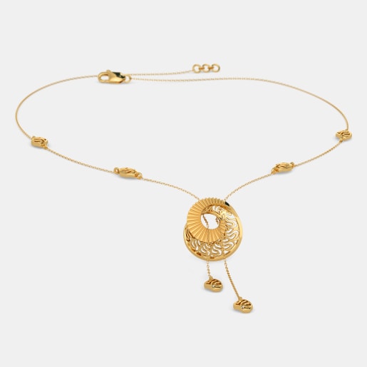 Plain Gold Necklaces Buy Plain Gold Necklace Designs Online In India 2020 Bluestone Com,Bridal Mehandi Designs For Hands Full