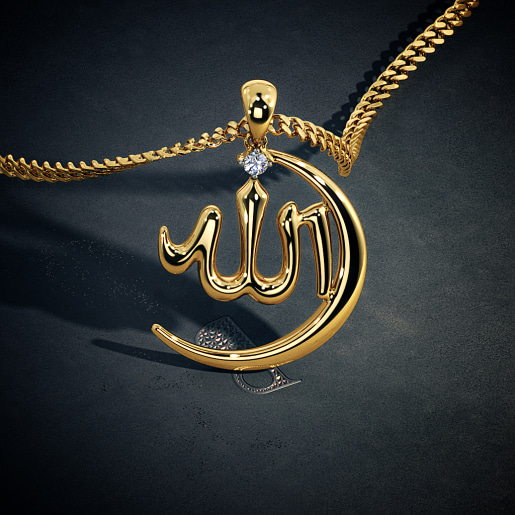 allah pendant design