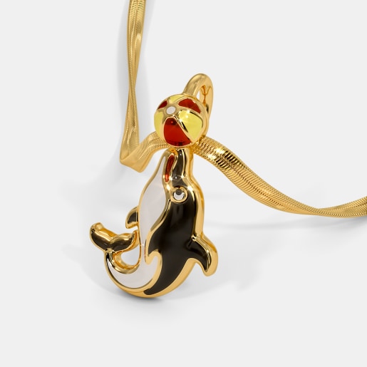 The Playing Dolphin Kids Pendant