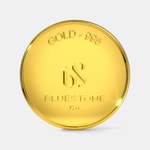 5 gram 24 KT Gold Coin