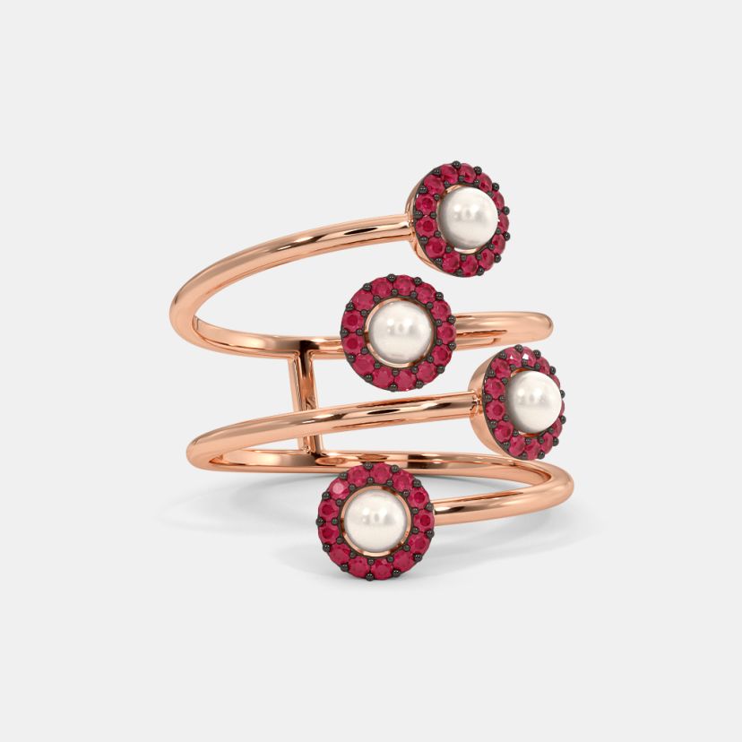 The Beryl Spiral Ring - image 4