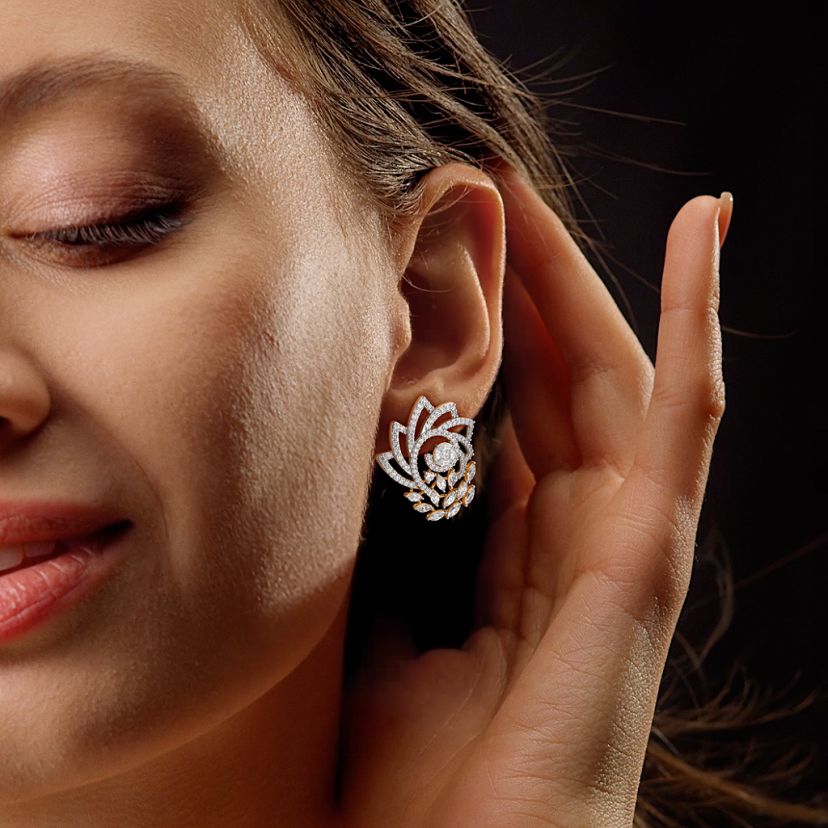 The Astral Lotus Stud Earrings - image 4