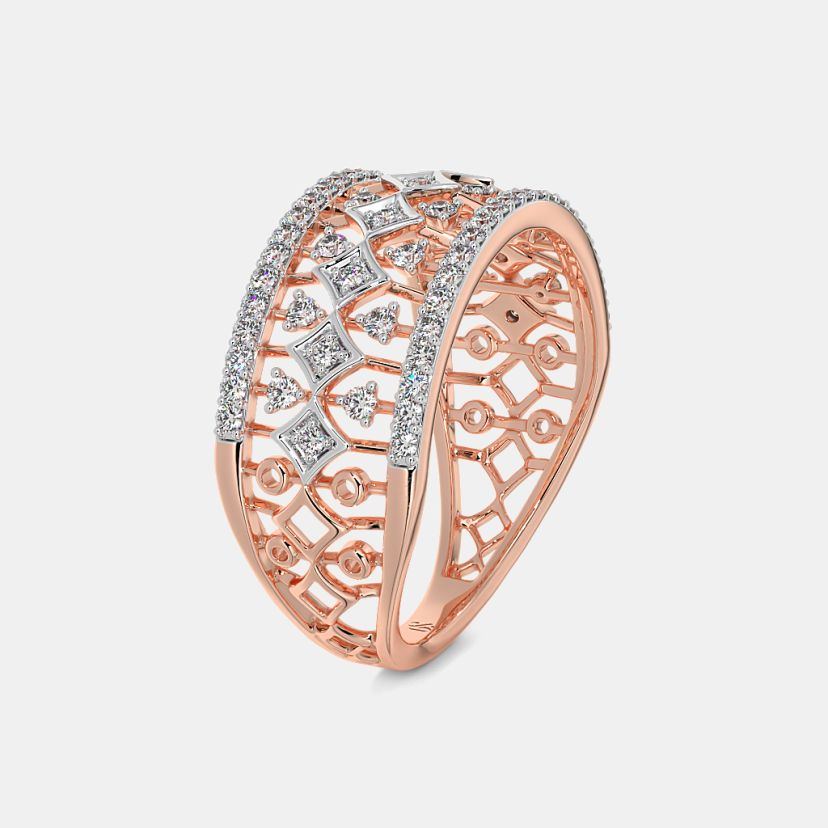 The Alora Band Ring - Side View 2