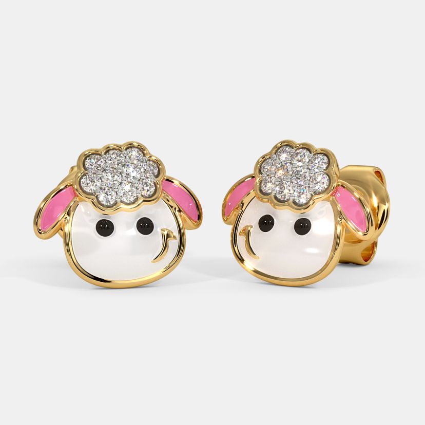 The Sheep Kids Stud Earrings - image 1