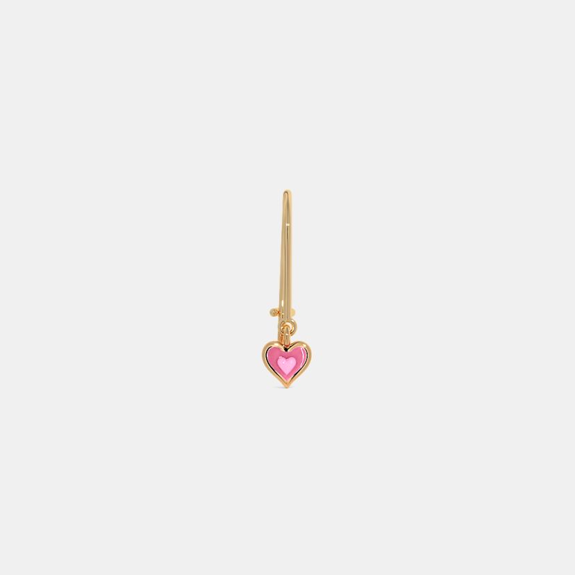 The Enamel Heart Kids Hoop Earrings - image 5