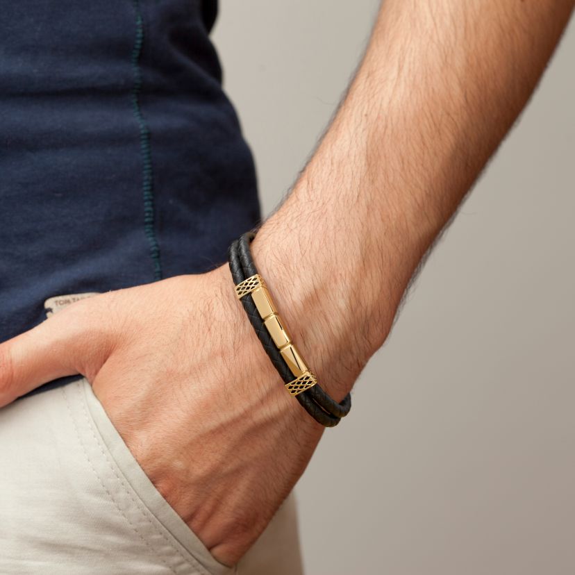 The Goldside Cord Bracelet For Him - image 3