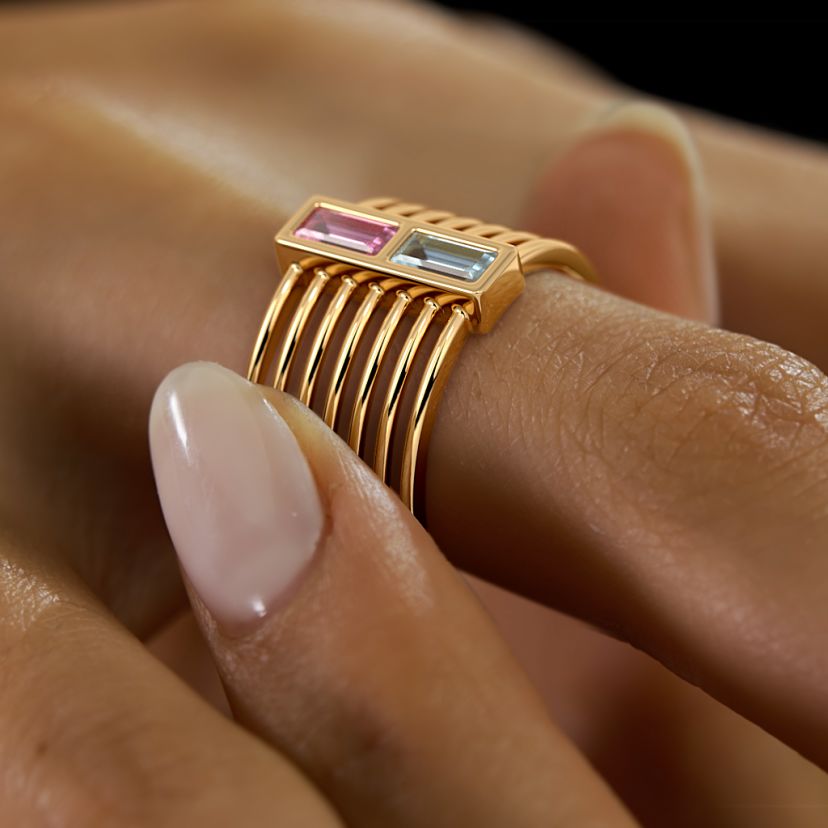 The Shabnam Band Ring - image 6