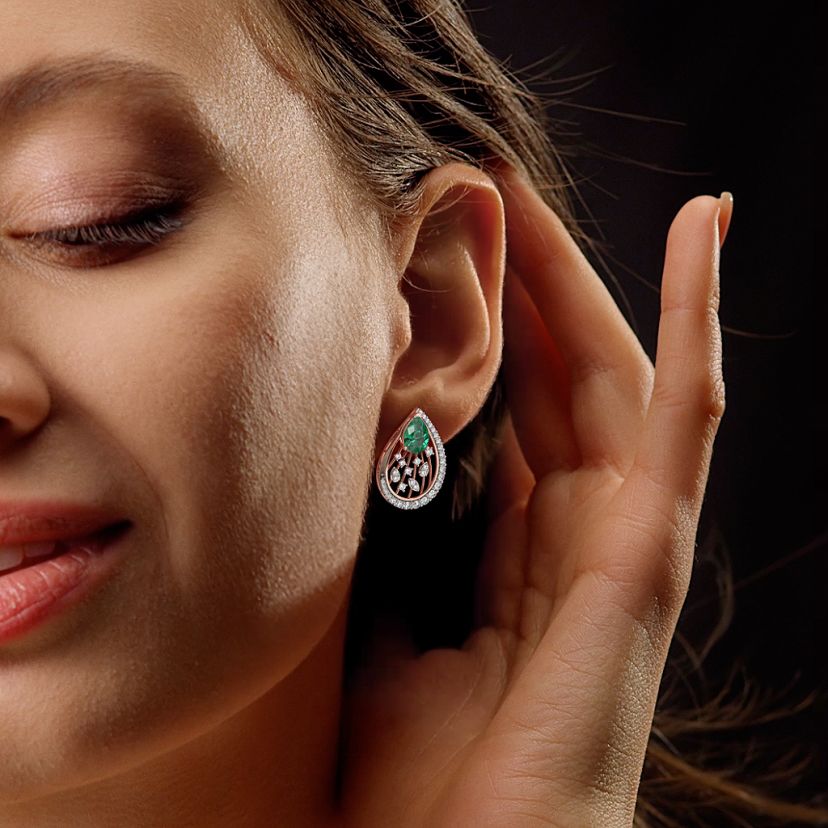 The Pavone Stud Earrings - image 4