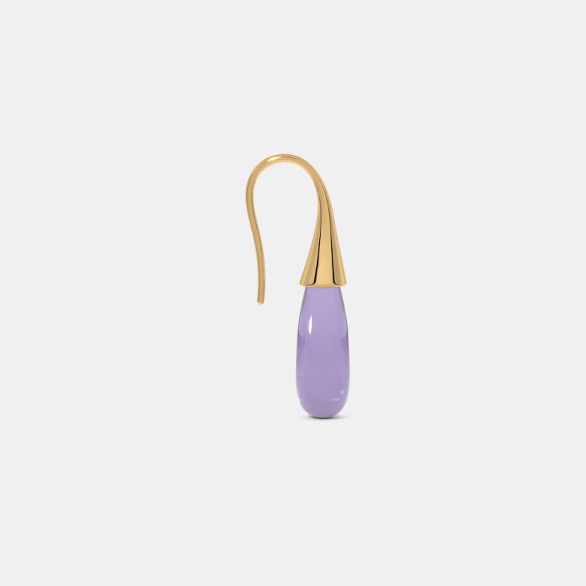 The Zafielle Amethyst Hook Earrings - image 7