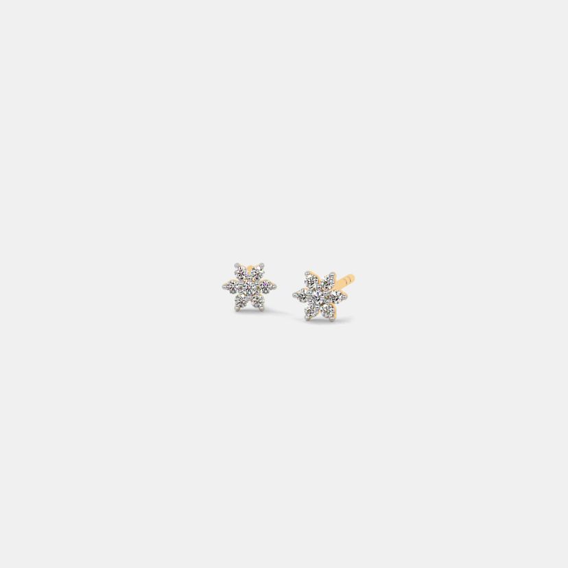 Fine Small Solitaire Diamond Stud Earrings | 14k Solid Gold | Missoma-vietvuevent.vn