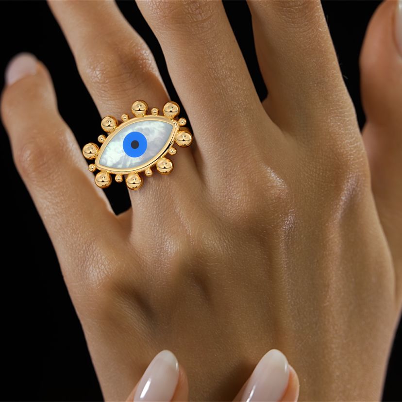 The Aegis Evil Eye Ring - image 4