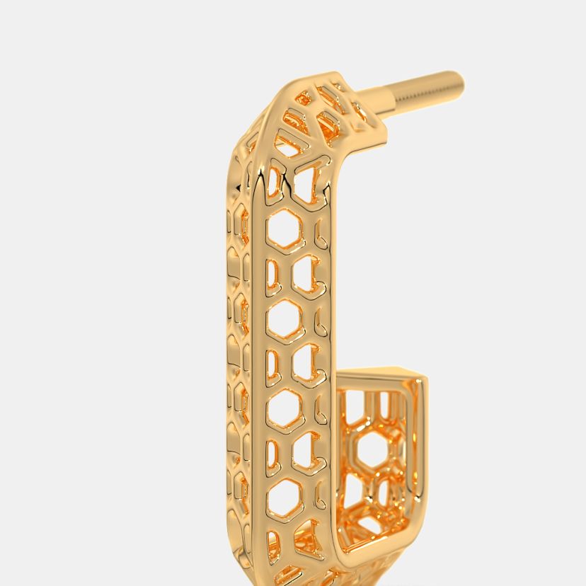 The Aurivera J Hoop Earrings - image 5