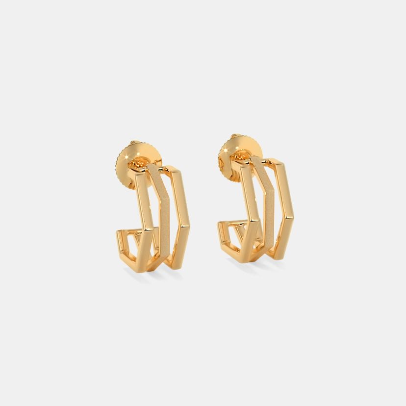 The Ternion J Hoop Earrings - image 5
