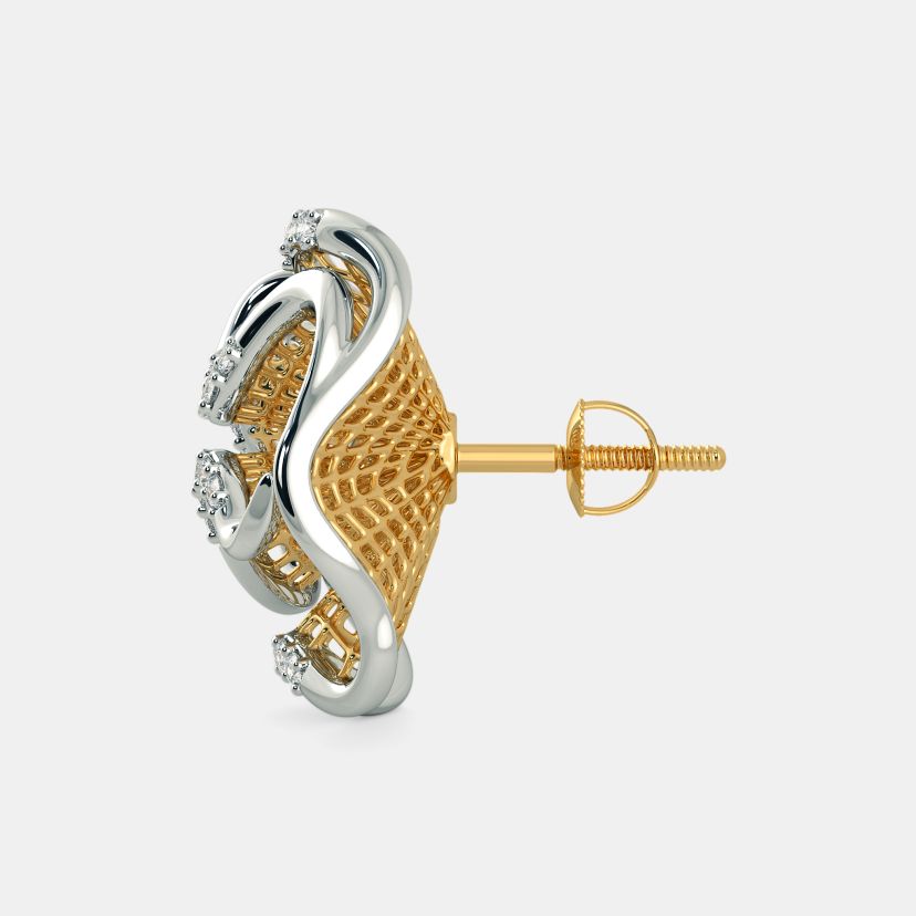 The Waves Lattice Earrings - image 4