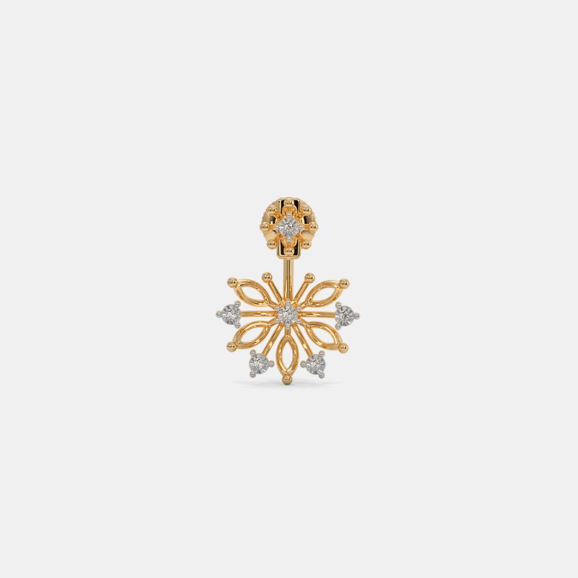 The Couple Petal Front Back Earrings - image 7