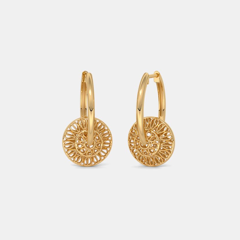 The Fractaline Hoop Earrings - image 1