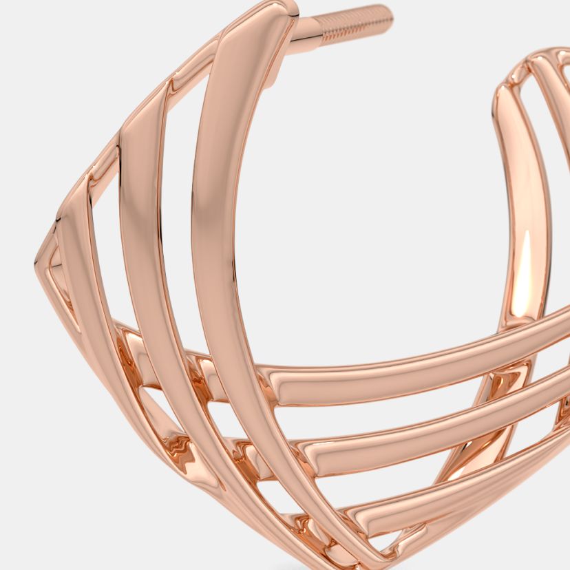 The Peira Orange Peel Earrings - image 4