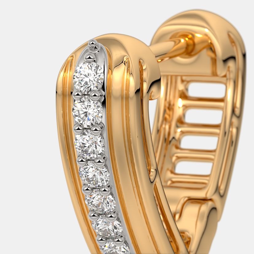 The Elarys Huggie Earrings - image 4