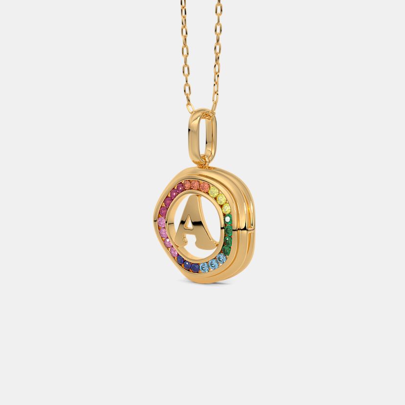 The Vibralett A Initial Pendant - image 4