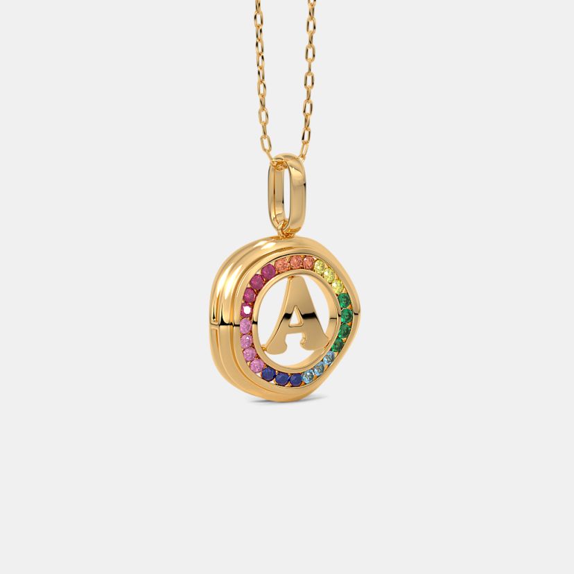The Vibralett A Initial Pendant - image 6