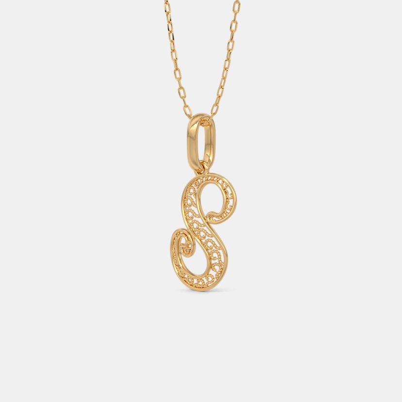 The Syloura S Initial Pendant - image 4