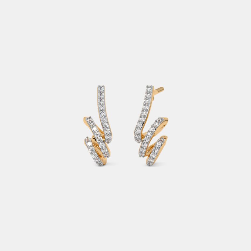 The Spiralux J Hoop Earrings - image 1