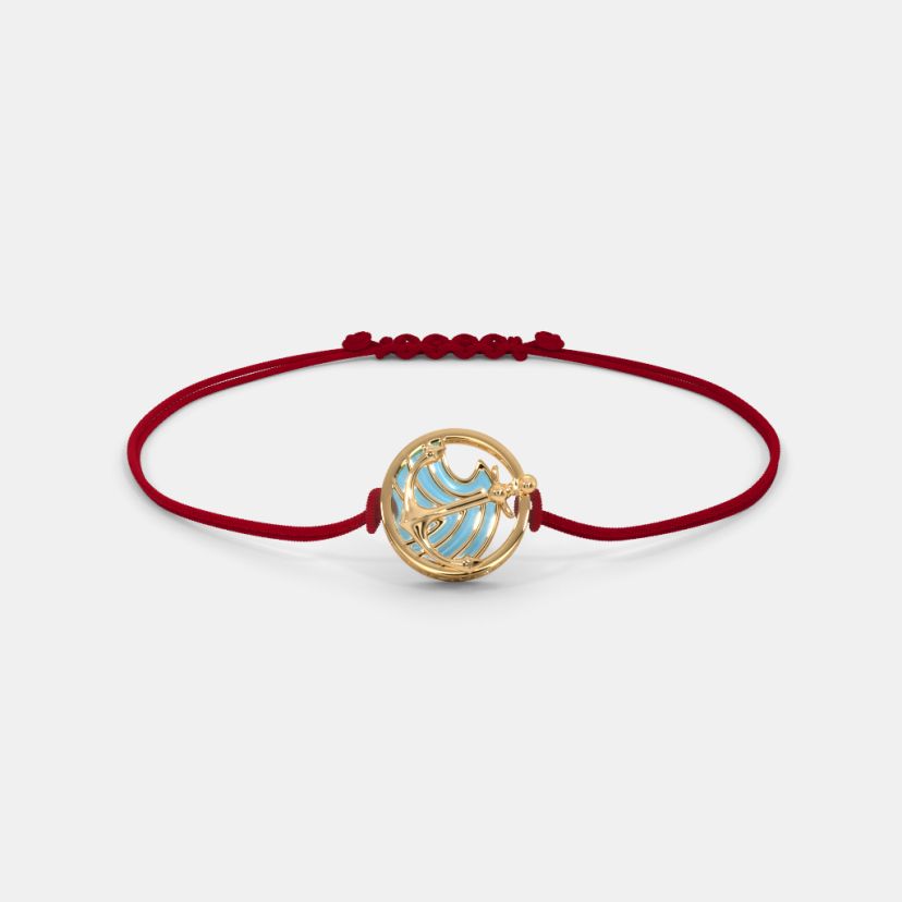 Bluestone gold rakhi deals