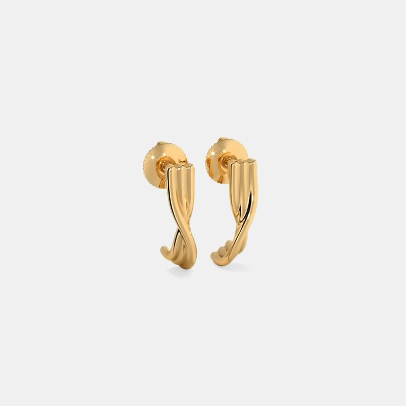 The Torsion J Hoop Earrings - image 6
