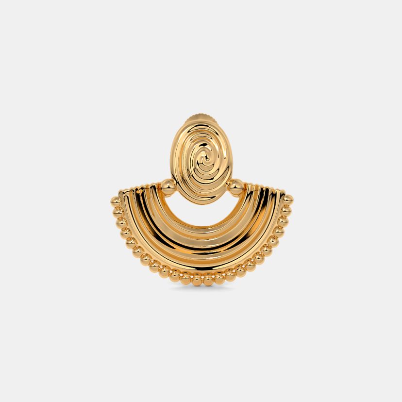 The Rustique Chandbali Earrings - image 4
