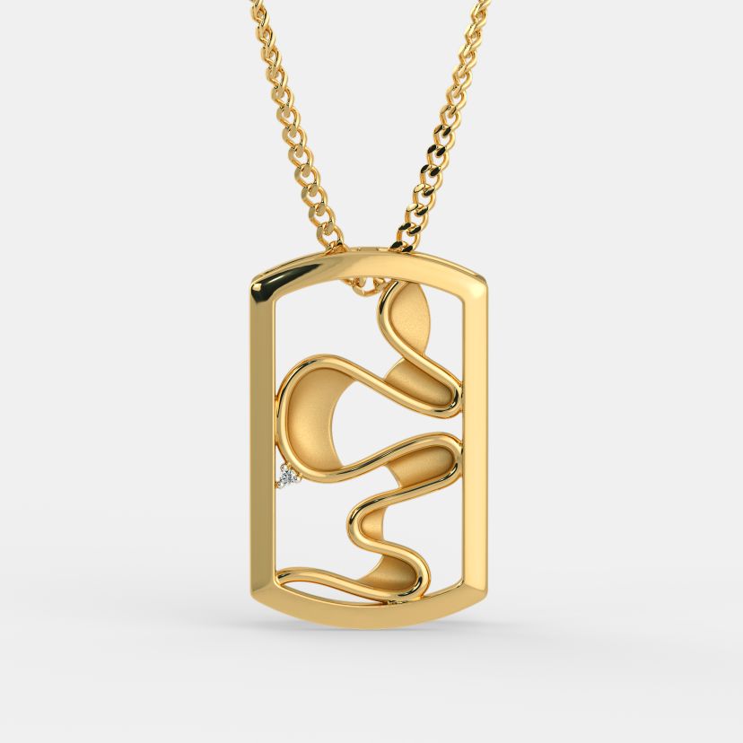 The Techno Abstract Pendant - image 6
