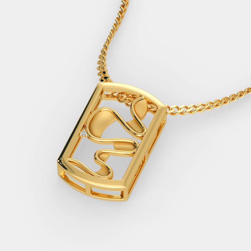 The Techno Abstract Pendant - image 7