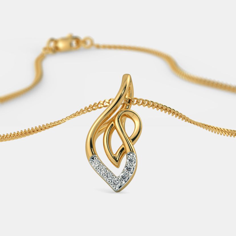Mimi necklace with pendant Gold Luj Paris | L'Exception
