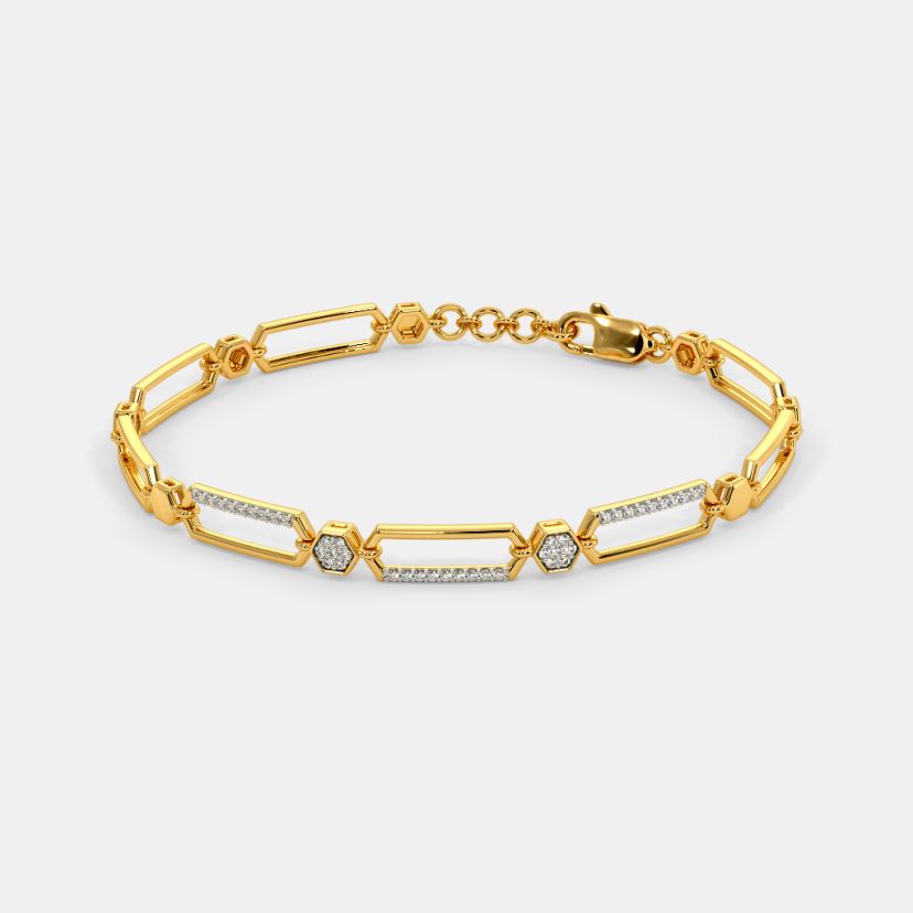 Buy Elegant One Gram Gold Broad Ladies Bracelet Collections Best Price  Online-sonthuy.vn