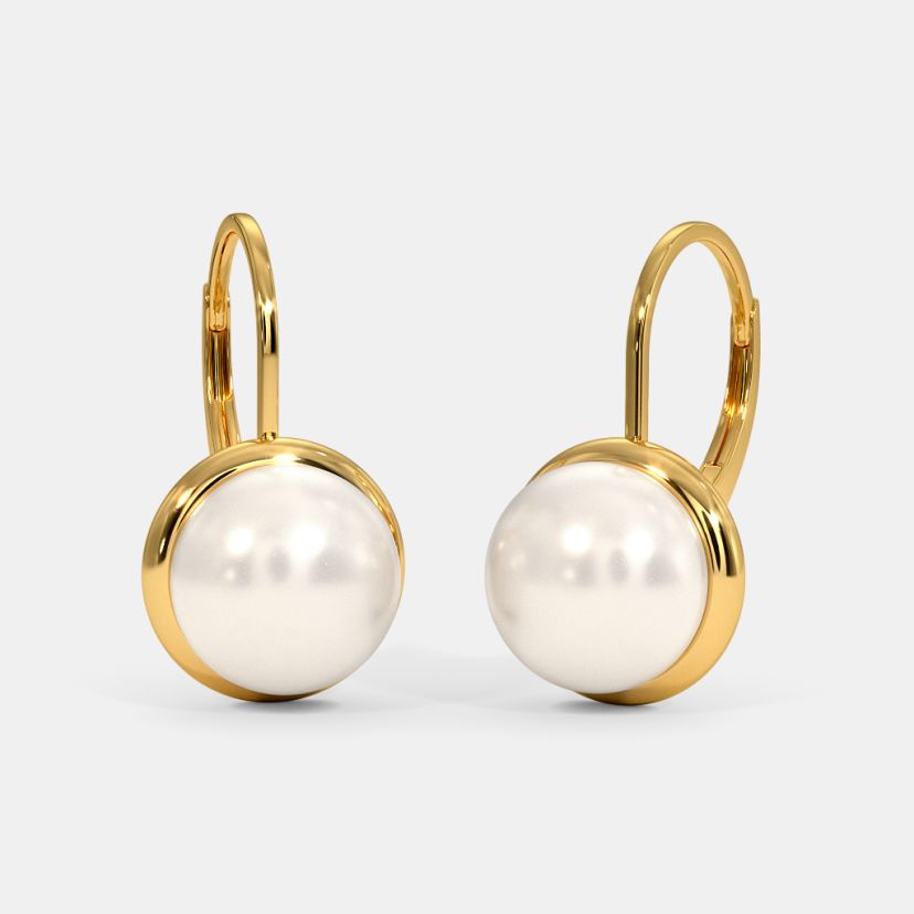 The Baggy Pearl Hoop Earrings - image 1