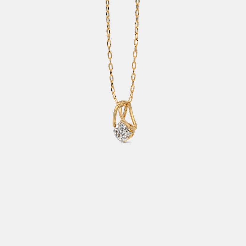 The Elyndressa Solitaire Pendant - image 4